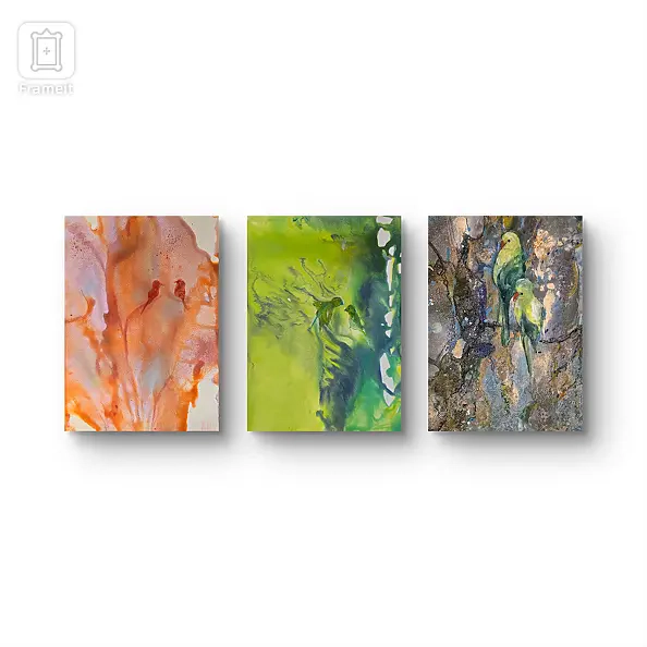 Ewa Mościszko - Kompozycja prac akwarela pt Nasze Randez-Vous 