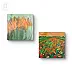 Ewa Mościszko - Composition of works on canvas, 40x40x2 cm, Podlasie and Polish poppies