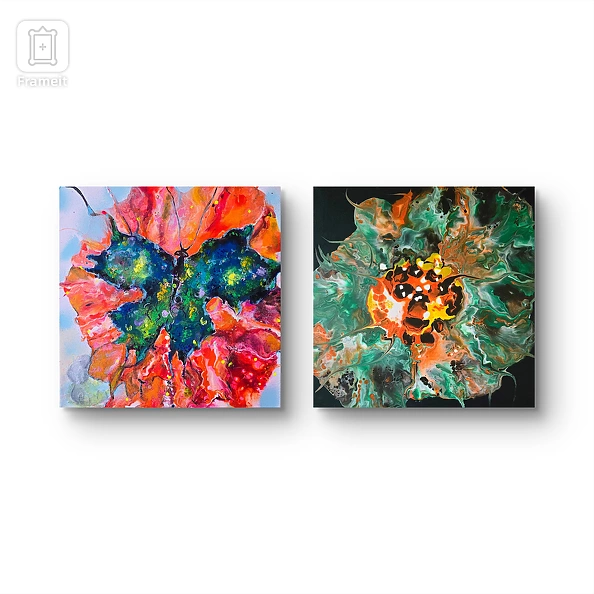 Ewa Mościszko - Kompozycja prac pt.La Floritura 