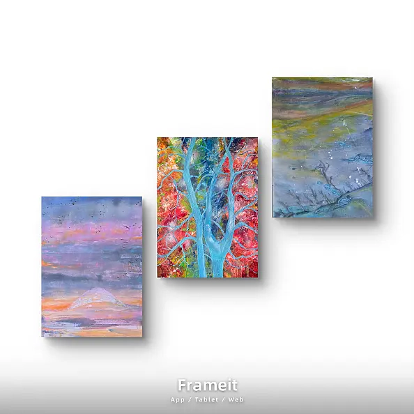 Ewa Mościszko - Весенняя композиция на холсте