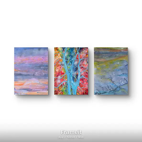 Ewa Mościszko - Весенняя композиция на холсте