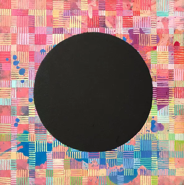 Iga Kamyk - Kompozycja z czarnym kołem I