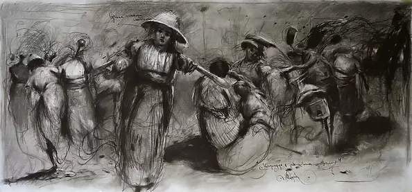 Dominik Woźniak - Kompozycja z jedenastoma osobami