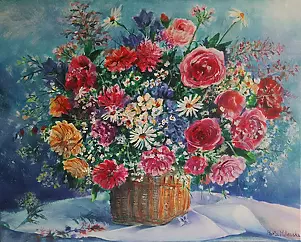 Marta Milewska - Composition with roses