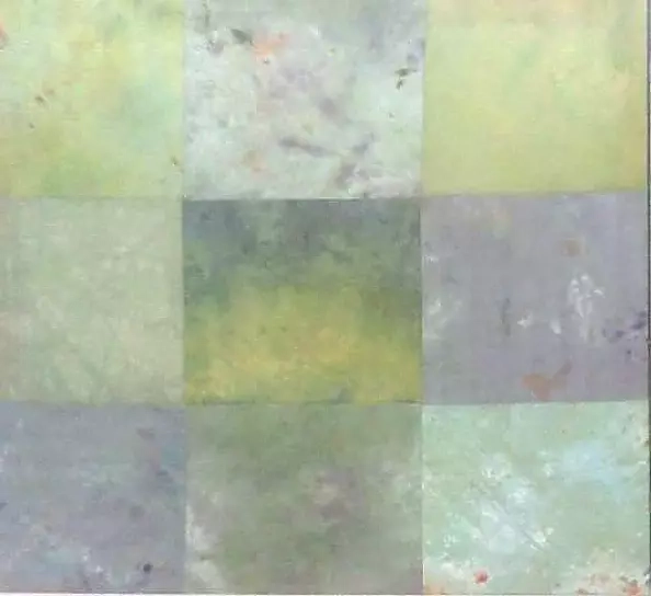 Danuta Krajewska - The composition of blue-green