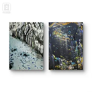 Ewa Mościszko - Winter composition on canvas