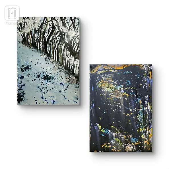 Ewa Mościszko - Winter composition on canvas