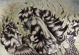 Anna Zarzycka - Horse and women