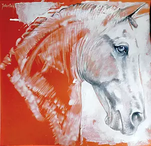 Jolanta Kalopsidiotis - Iberian horse