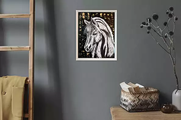 Agnieszka Mantaj - Horse in gold