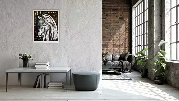 Agnieszka Mantaj - Horse in gold