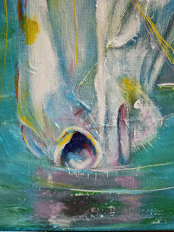 Anna Zarzycka - A horse with a yellow mane