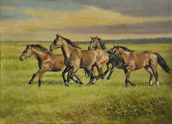 Andrzej Hamera - horses VII