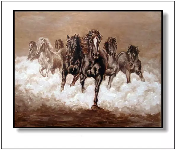 Jolanta Dusza - Galloping Horses