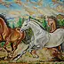 Zenon Gleń - скачущие лошади
