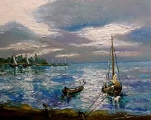 Jerzy Stachura - End of summer in Jastarnia