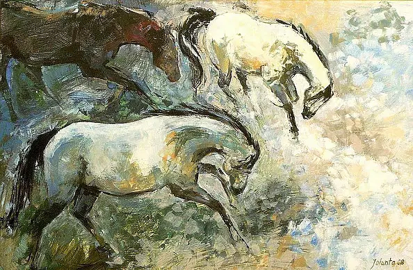 Jolanta Kalopsidiotis - horse tricks