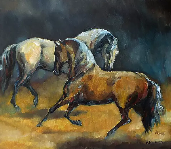 Michalina Derlicka - horse's advances