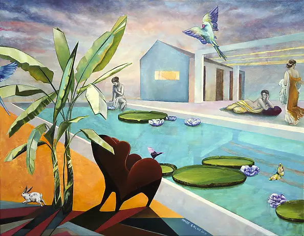 Angelika Galus - Kontemplacja w ogrodzie