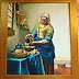 Sylwia Drążkowska - A copy of the milkmaid Jan Vermeer