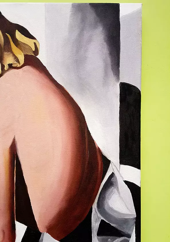 Mirosław Sobiech - Copy of Tamar Łempicka "Portrait de Marjorie Ferry"