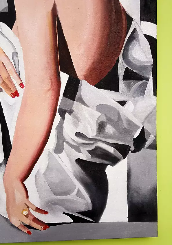 Mirosław Sobiech - Copy of Tamar Łempicka "Portrait de Marjorie Ferry"