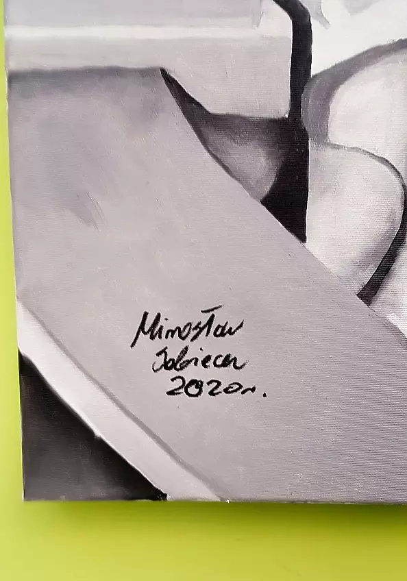 Mirosław Sobiech - Copy of Tamar Łempicka "Portrait de Marjorie Ferry"