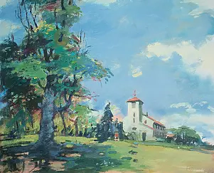 . FLORIAN - Kościół na wzgórzu