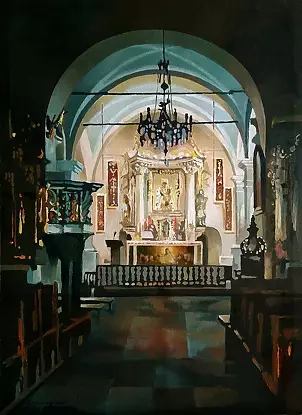 Grzegorz Ziółkowski - Chiesa di Tutti i Santi a Krościenko nad Dunajcem