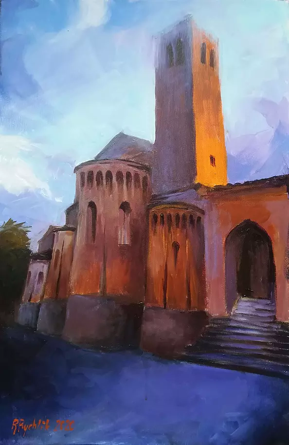 Renata Rychlik - Kosciół w Castell'Arquato