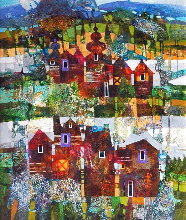 Alicja Słaboń Urbaniak - Church on the island