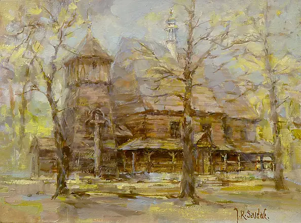 Jacek Szudak - Kościółek św.Wawrzyńca w bytomskim parku 19-7