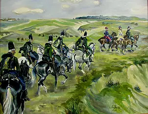 Małgorzata Wójtowicz Cichoń - Kosciuszko surrounded sztabu- Racławice