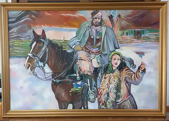 Emilia Czupryńska - Kossak, reproduction, Wounded Cuirassier