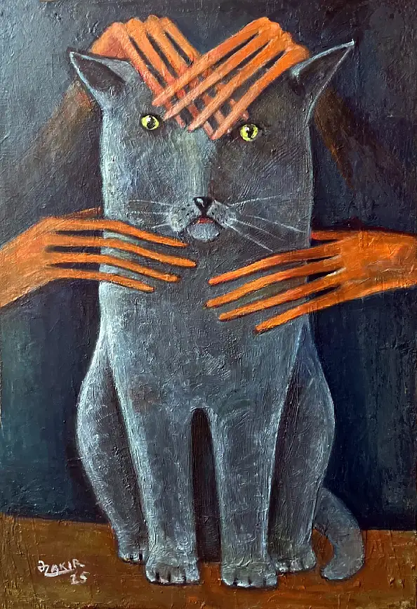 ZAKIR AHMEDOV, Kosta, Obraz olejny - płótno, 35 x 50