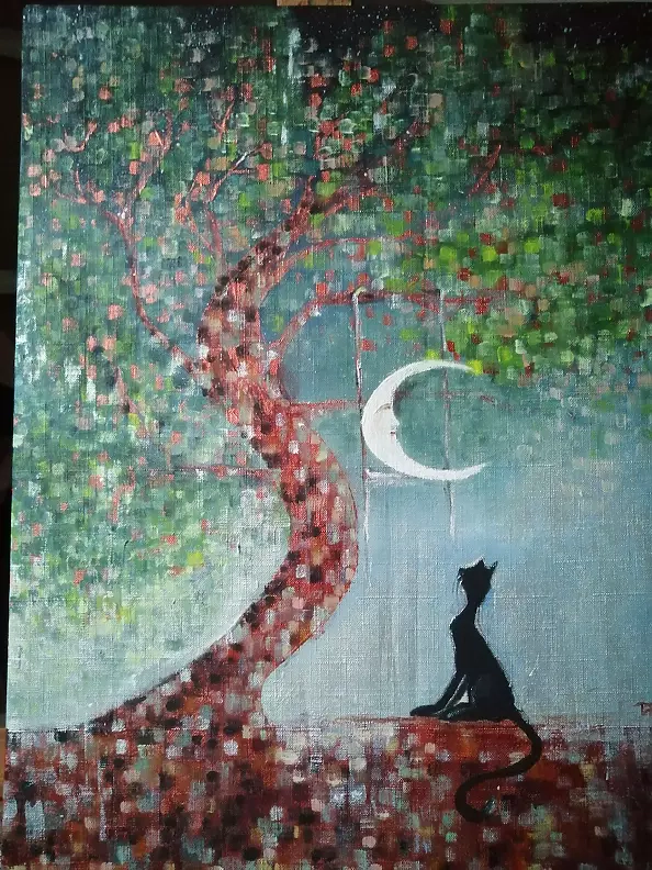 Dominika Ruszczyk - Kot i Księżyc 