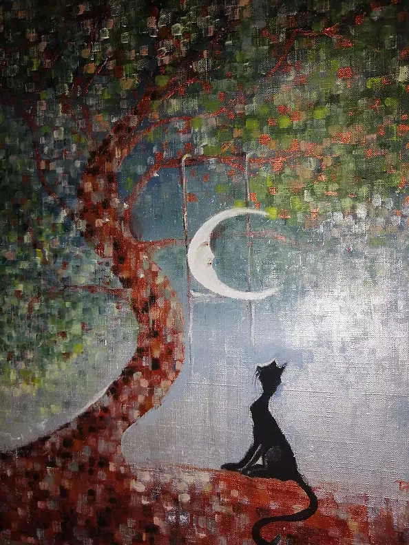 Dominika Ruszczyk - Kot i Księżyc 