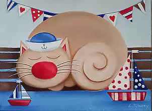 Lucyna Tyburcy - Sailor cat