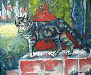 Aleksander Poroh - Cat on the wall