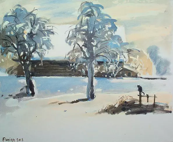 . FLORIAN - Cat on a hurdle