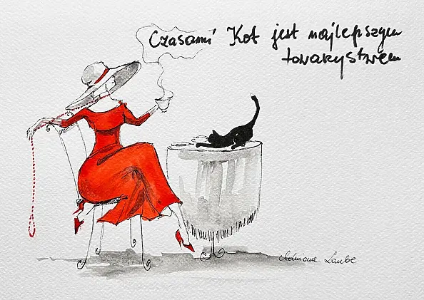 Adriana Laube - „Eine Katze ist die beste Gesellschaft.“