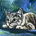 Krystyna PALCZEWSKA - Cat crouching