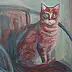 Aleksander Poroh - Cat sitting on a chair