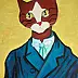 Aleksander Poroh - Die Katze nach van Gogh
