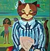 Aleksander Poroh - Un chat selon Gauguin