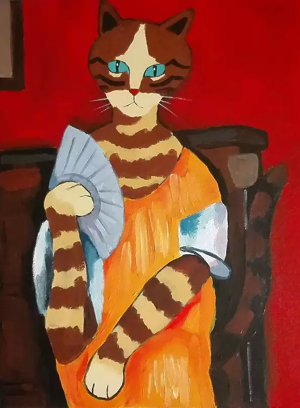 Aleksander Poroh - Kitten after Modigliani