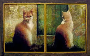 Piotr Pilawa - Koty - dyptyk