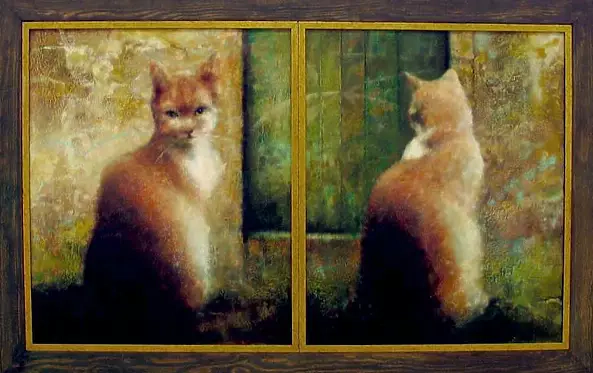 Piotr Pilawa - Koty - dyptyk