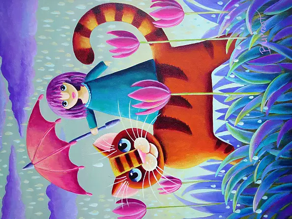 Wiesława Burnat - Cats don't like rain