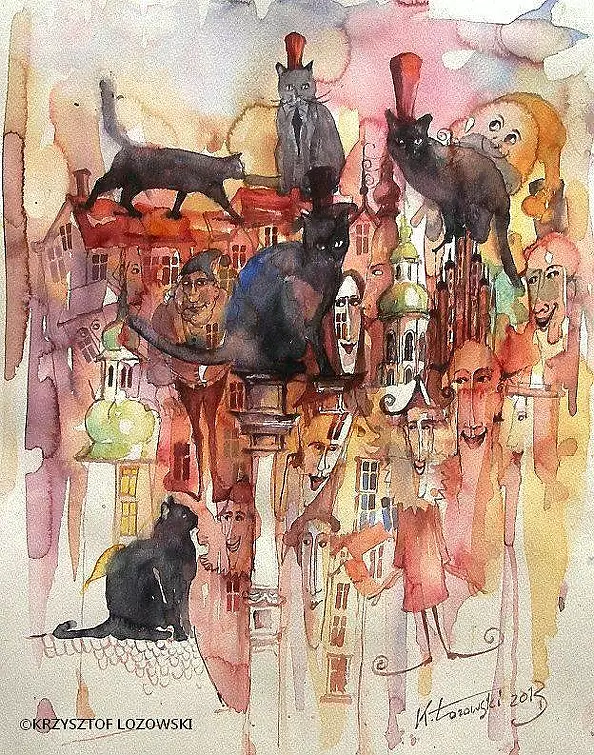 Krzysztof Łozowski - Cats with Big City Łozowsko